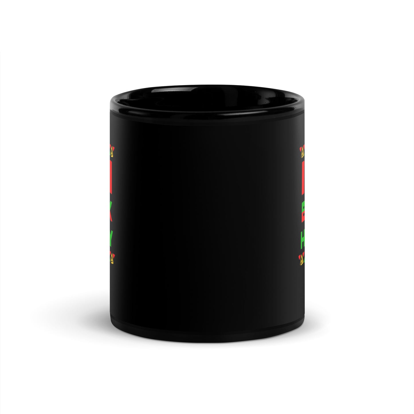 I Am Black History Black Glossy Mug