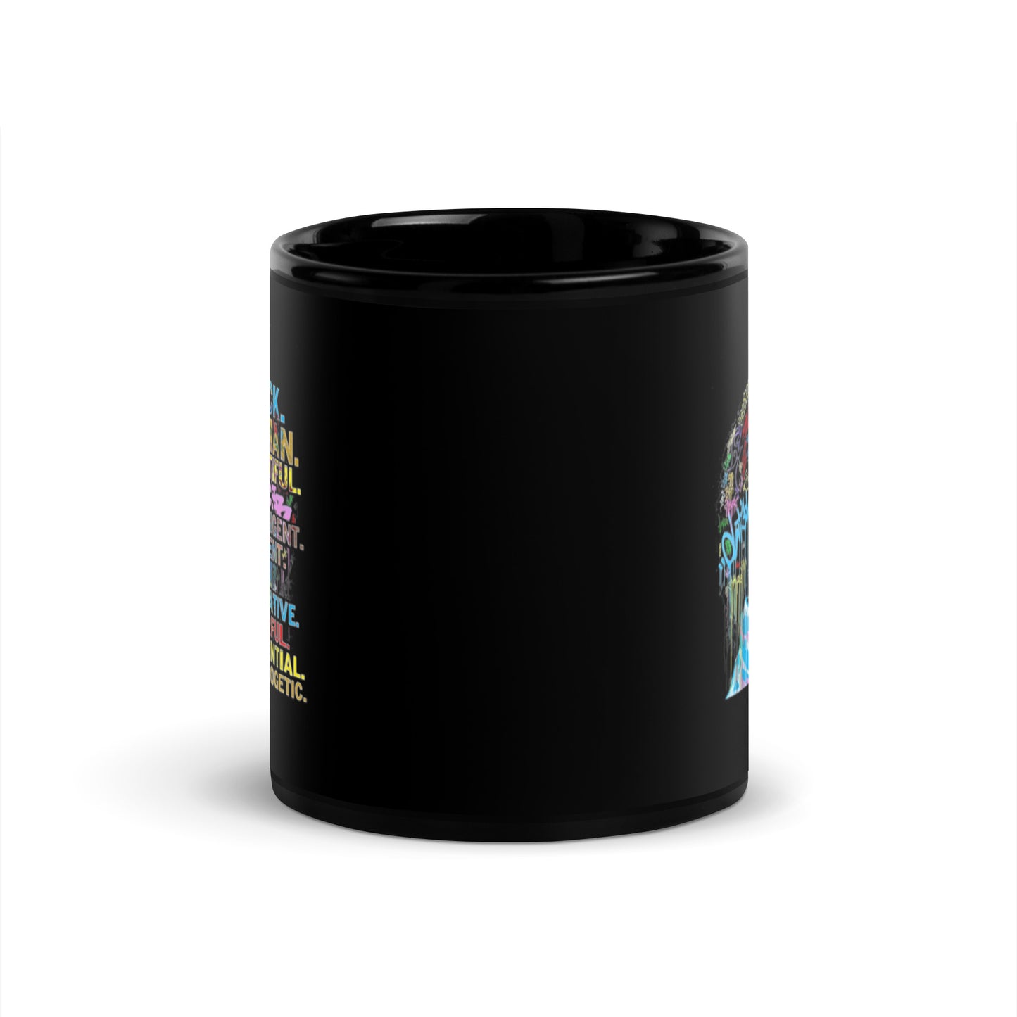 I AM Black Glossy Mug