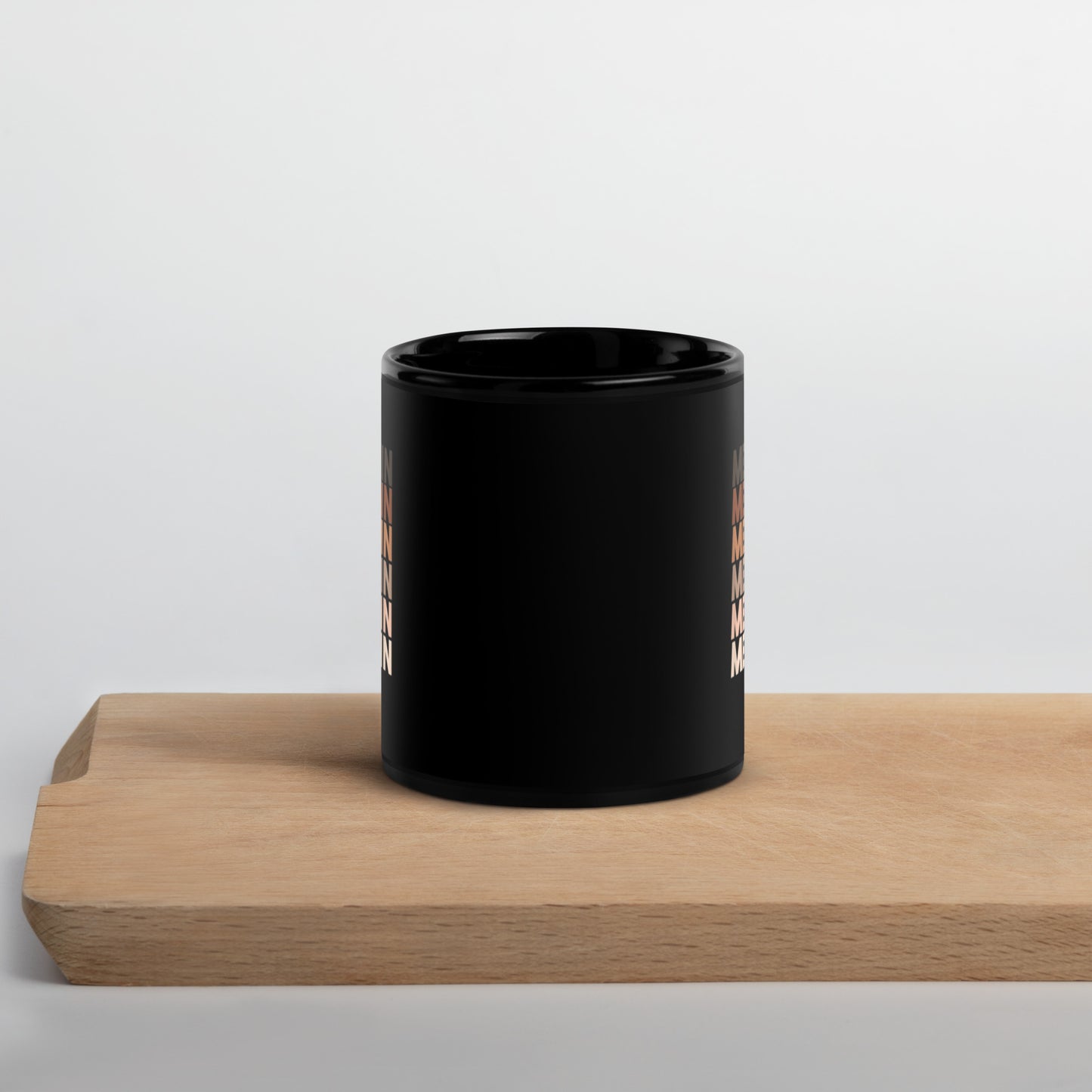 Melanin Black Glossy Mug