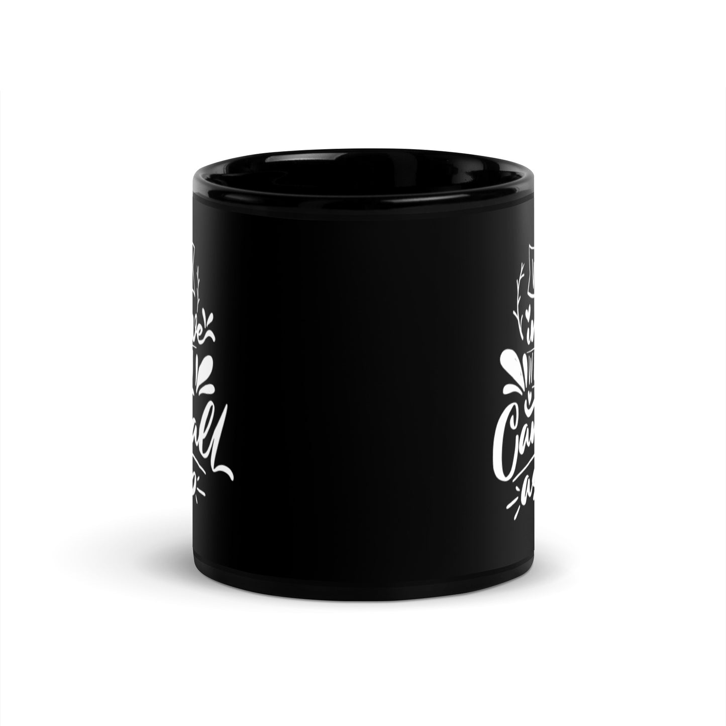 Why Fall In Love When You Can Fall Asleep Black Glossy Mug