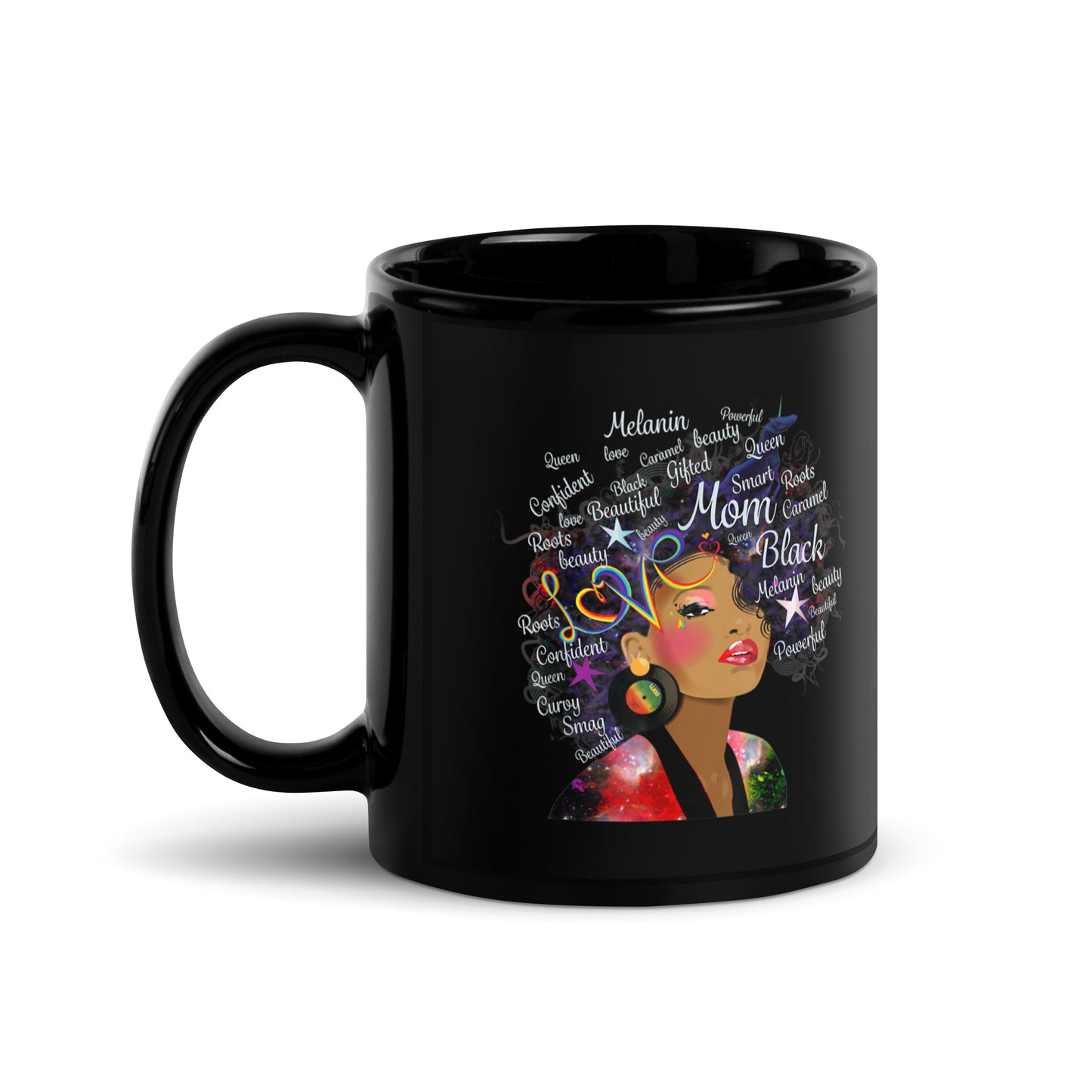 Black Girl Magic Inspirational Glossy Mug