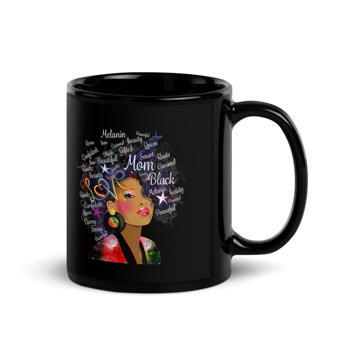 Black Girl Magic Inspirational Glossy Mug