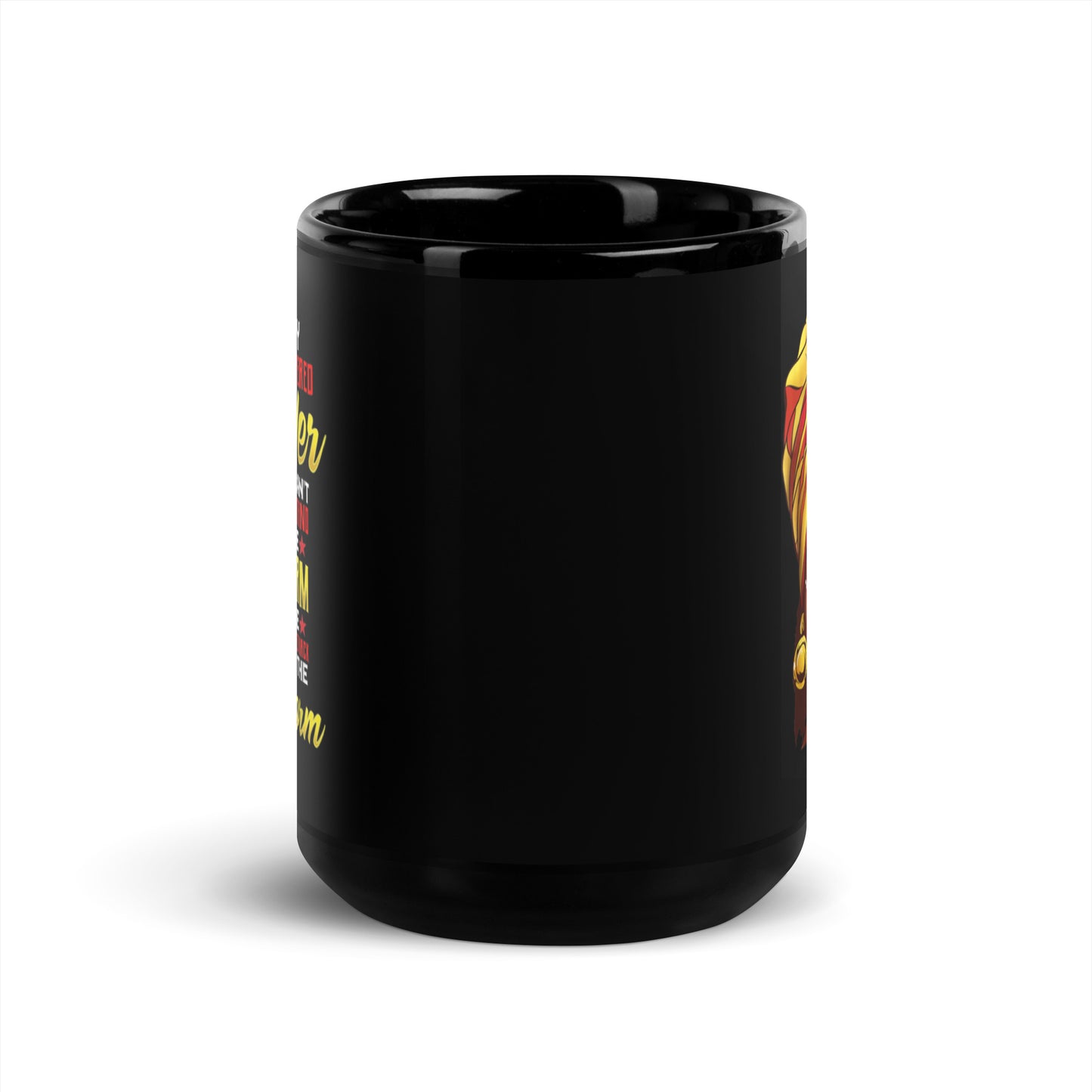 They Whisper to Her Black Glossy Mug