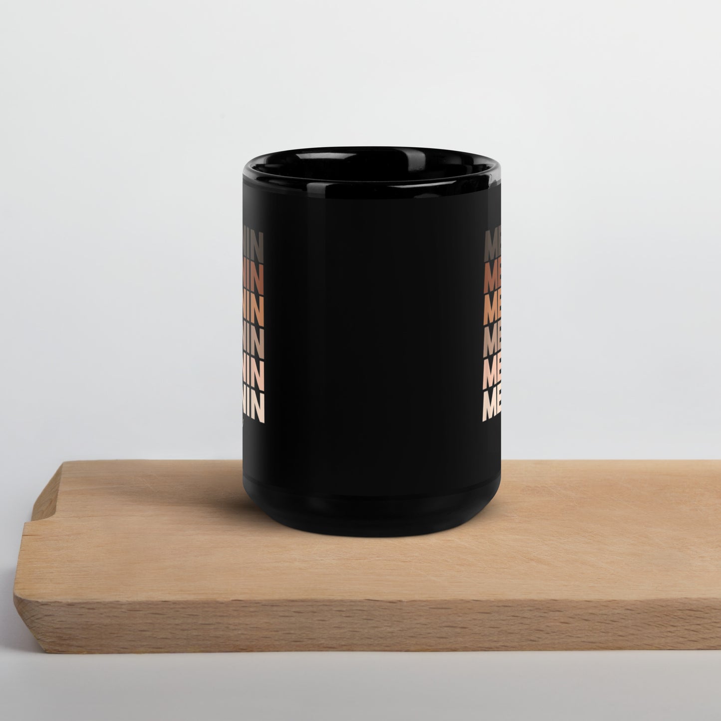 Melanin Black Glossy Mug