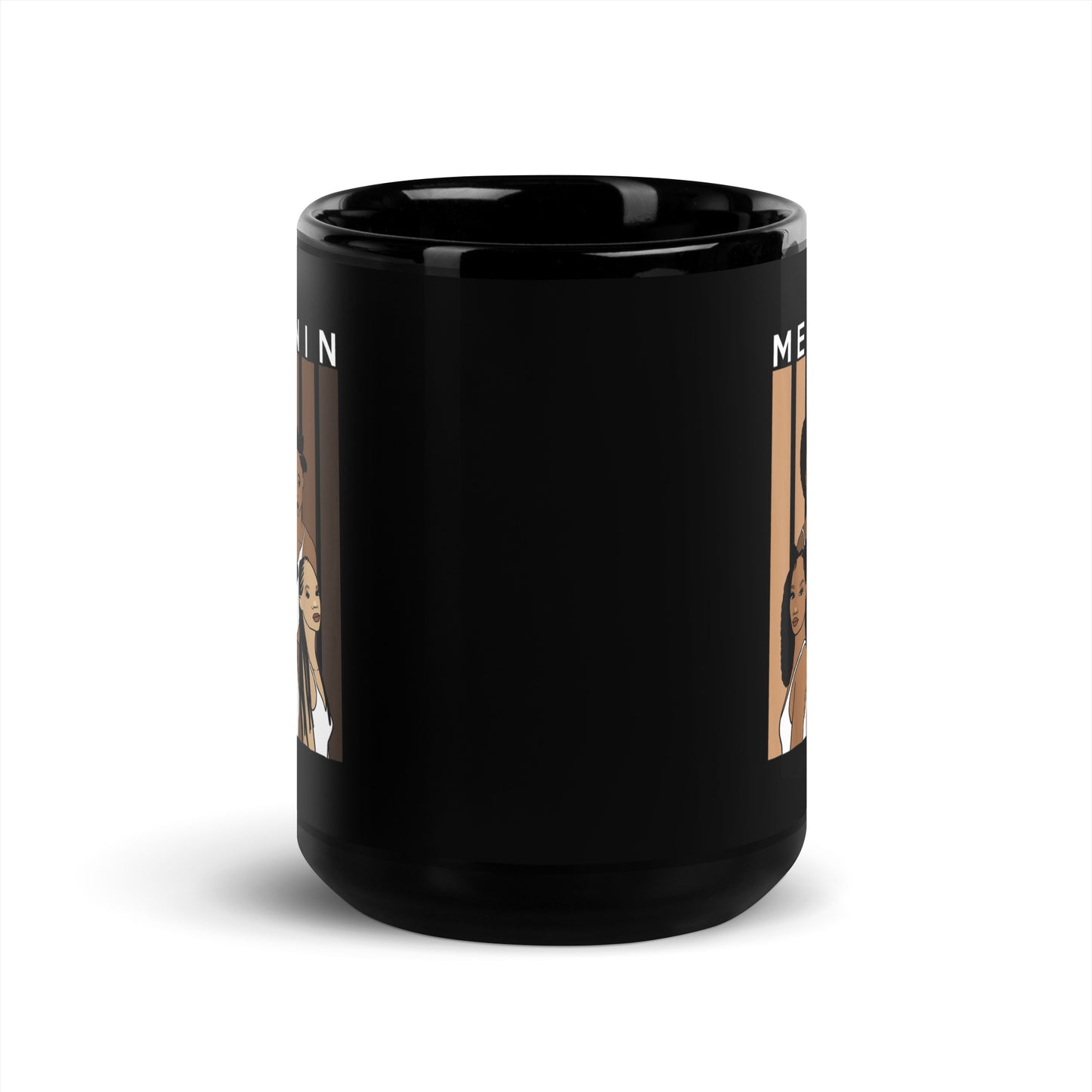 Melanin Queens Black Glossy Mug