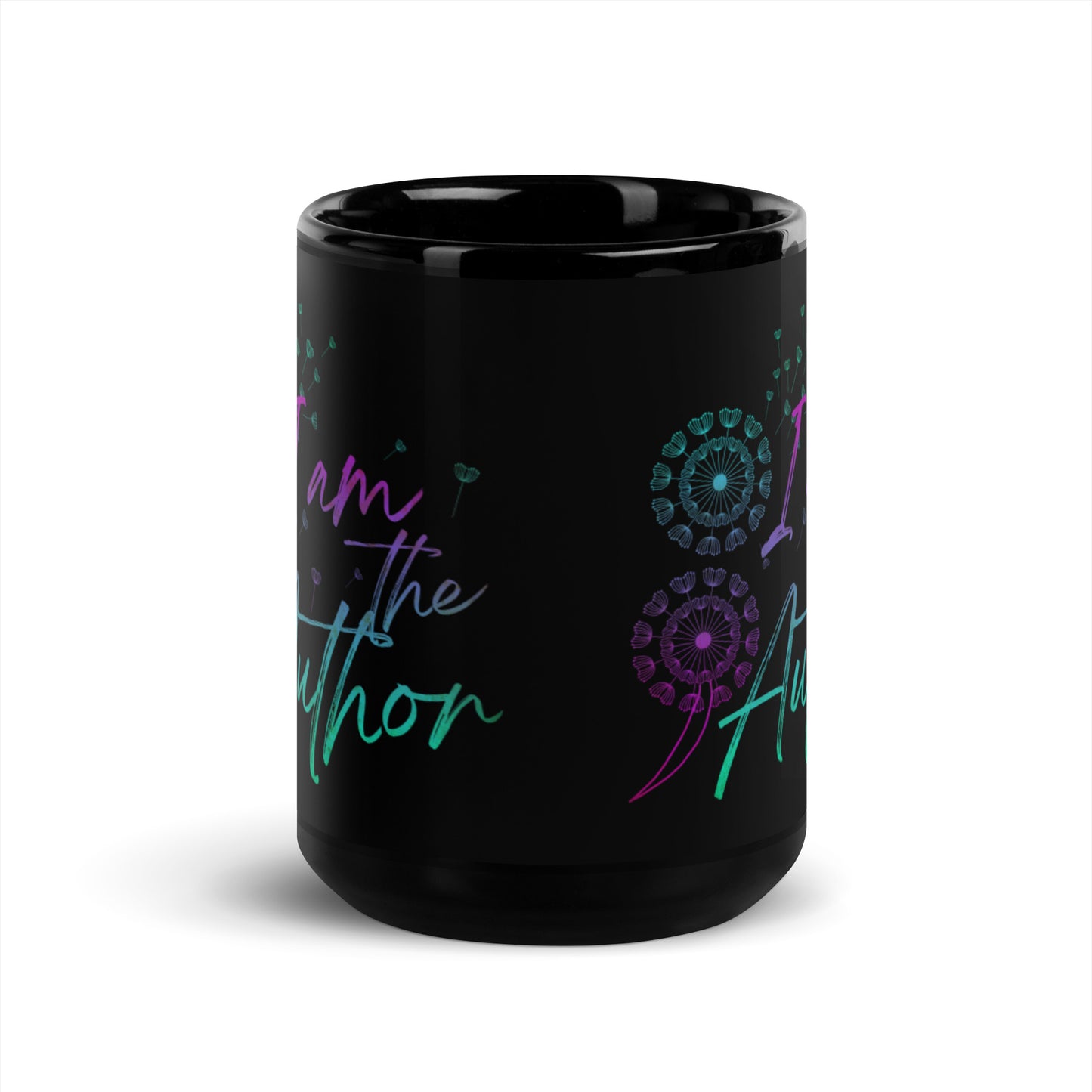 I Am The Author Black Glossy Mug