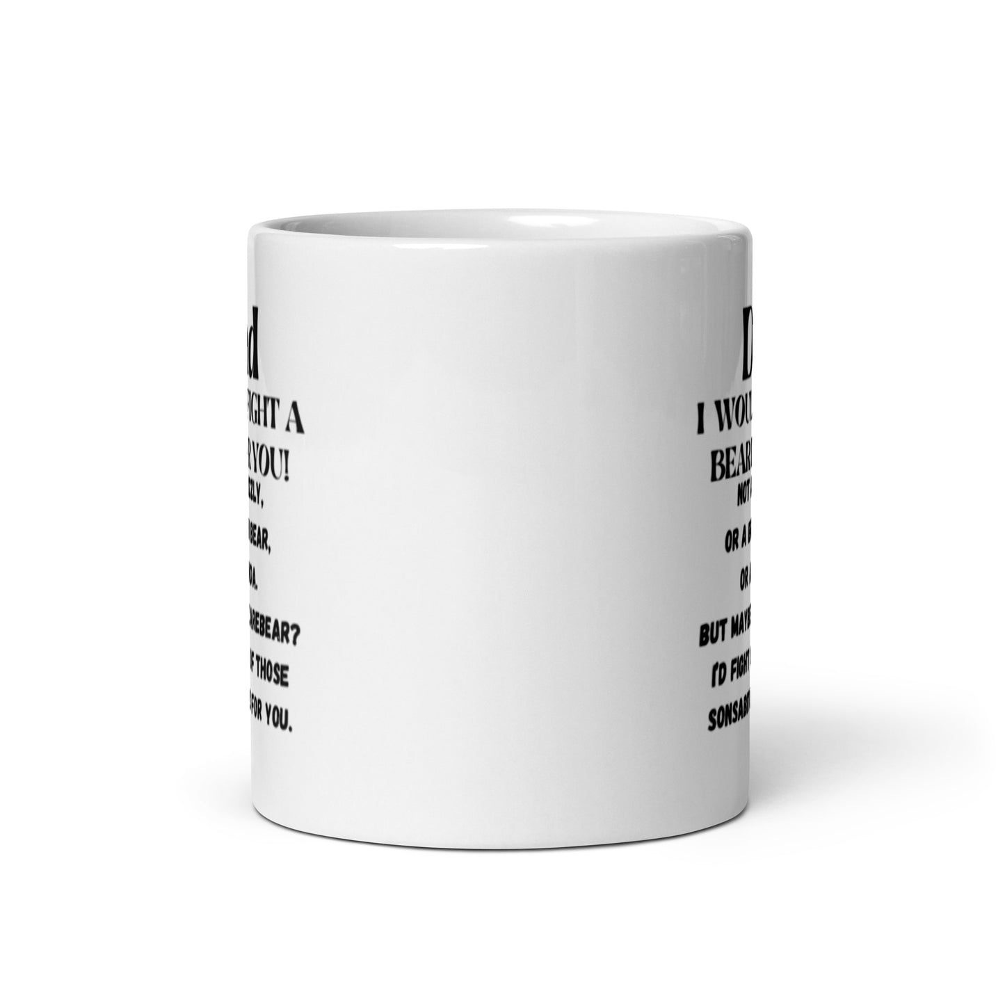 Dad White glossy mug