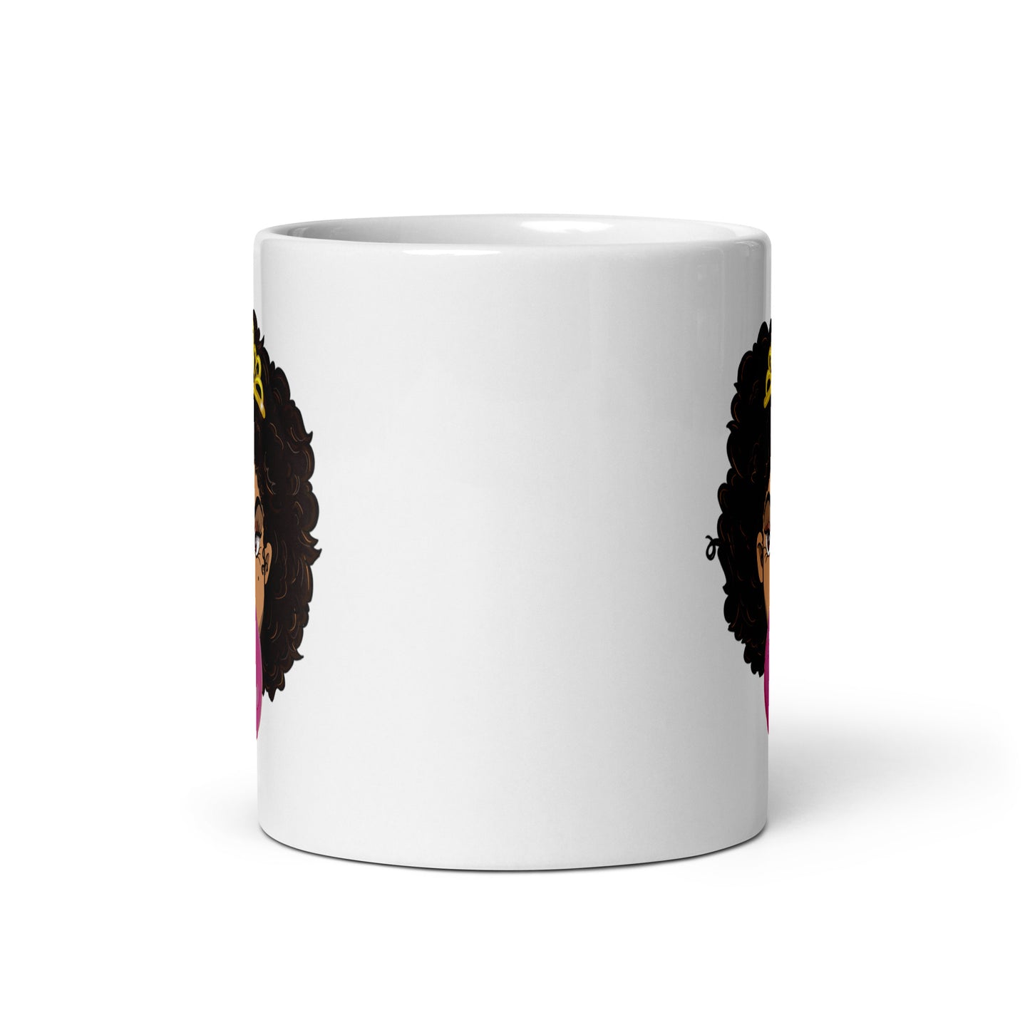 Bubblegum Princess White glossy mug