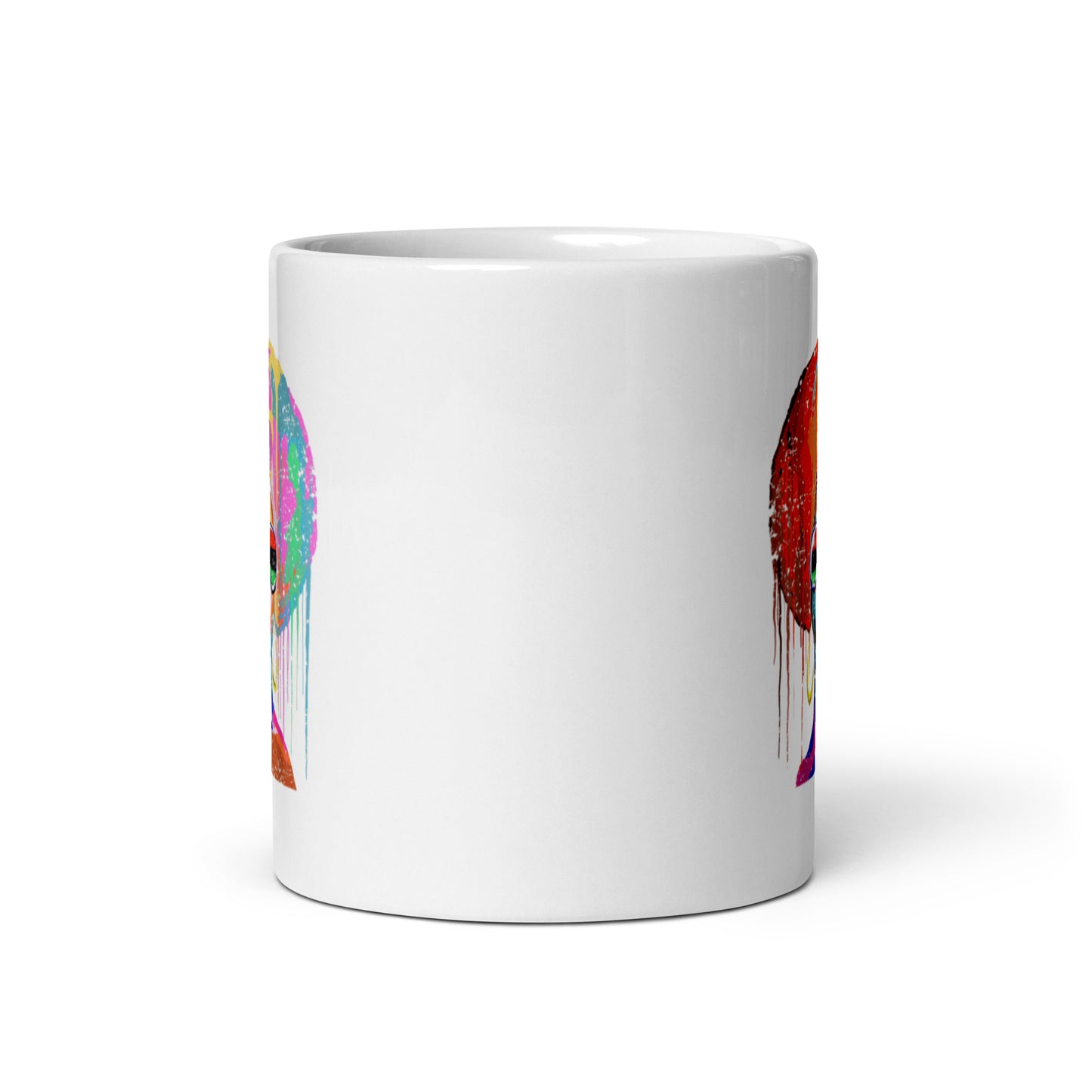 Colorful Magic White glossy mug