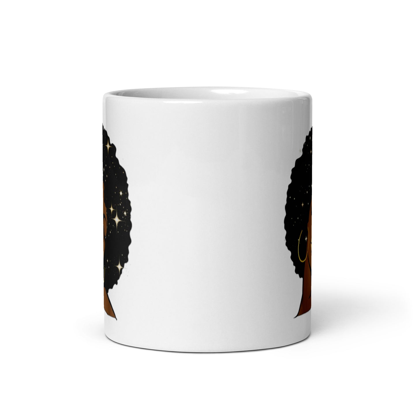 Woman White glossy mug