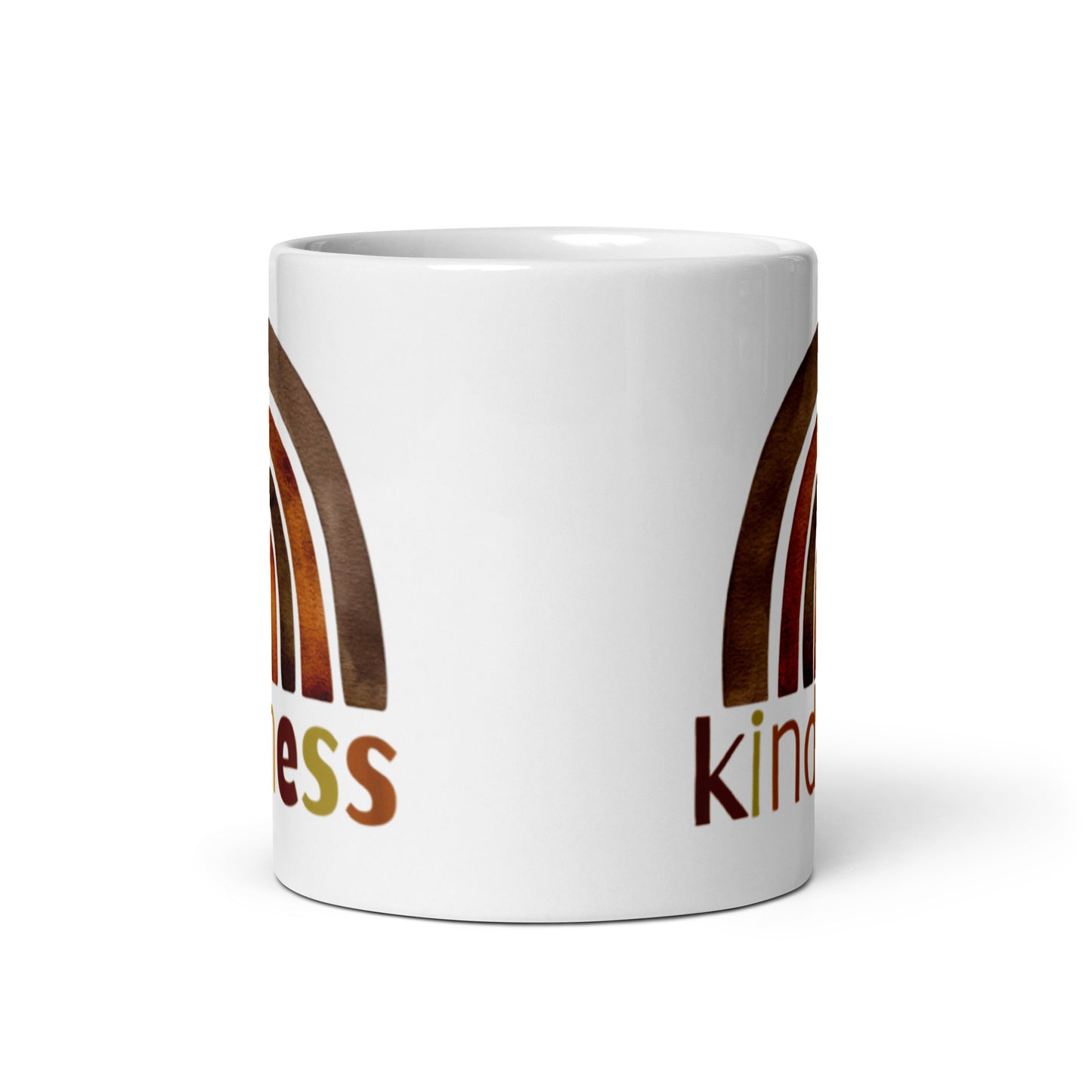 Kindness White glossy mug
