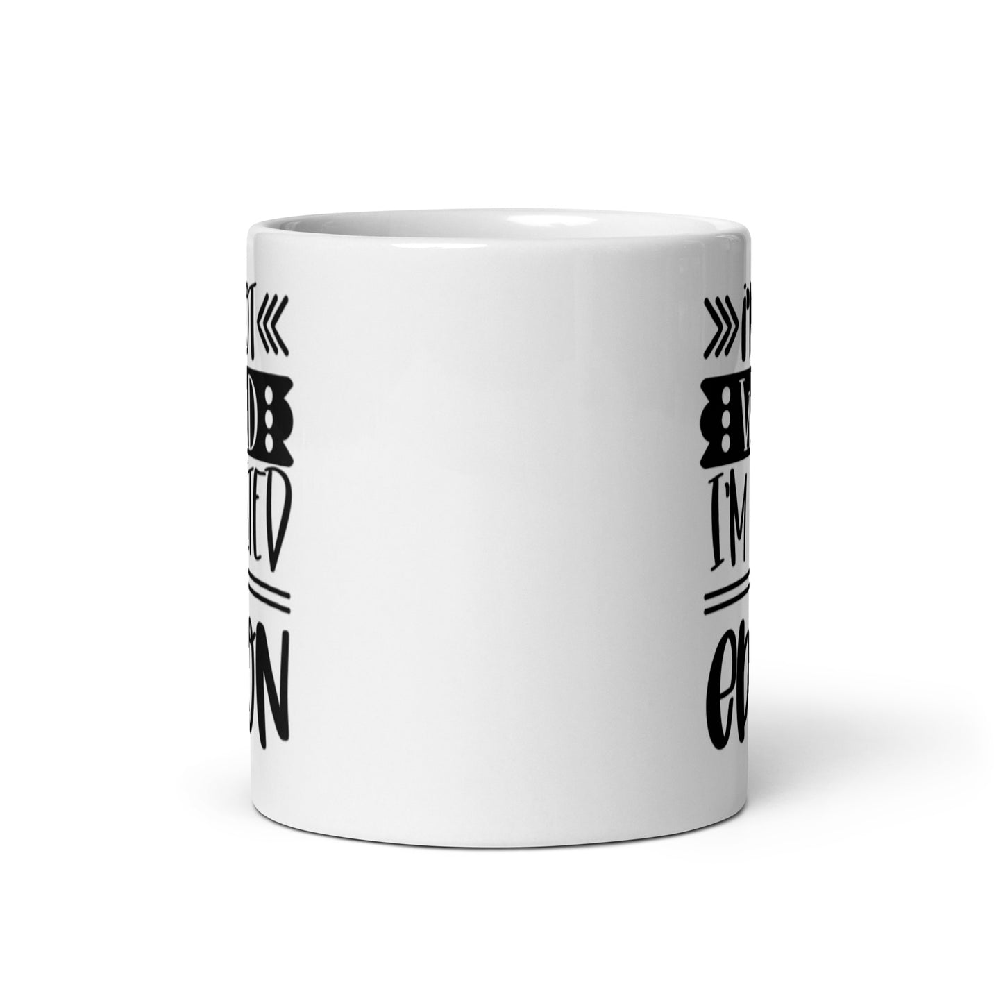 I'm Not Weird I'm A Limited Edition White glossy mug