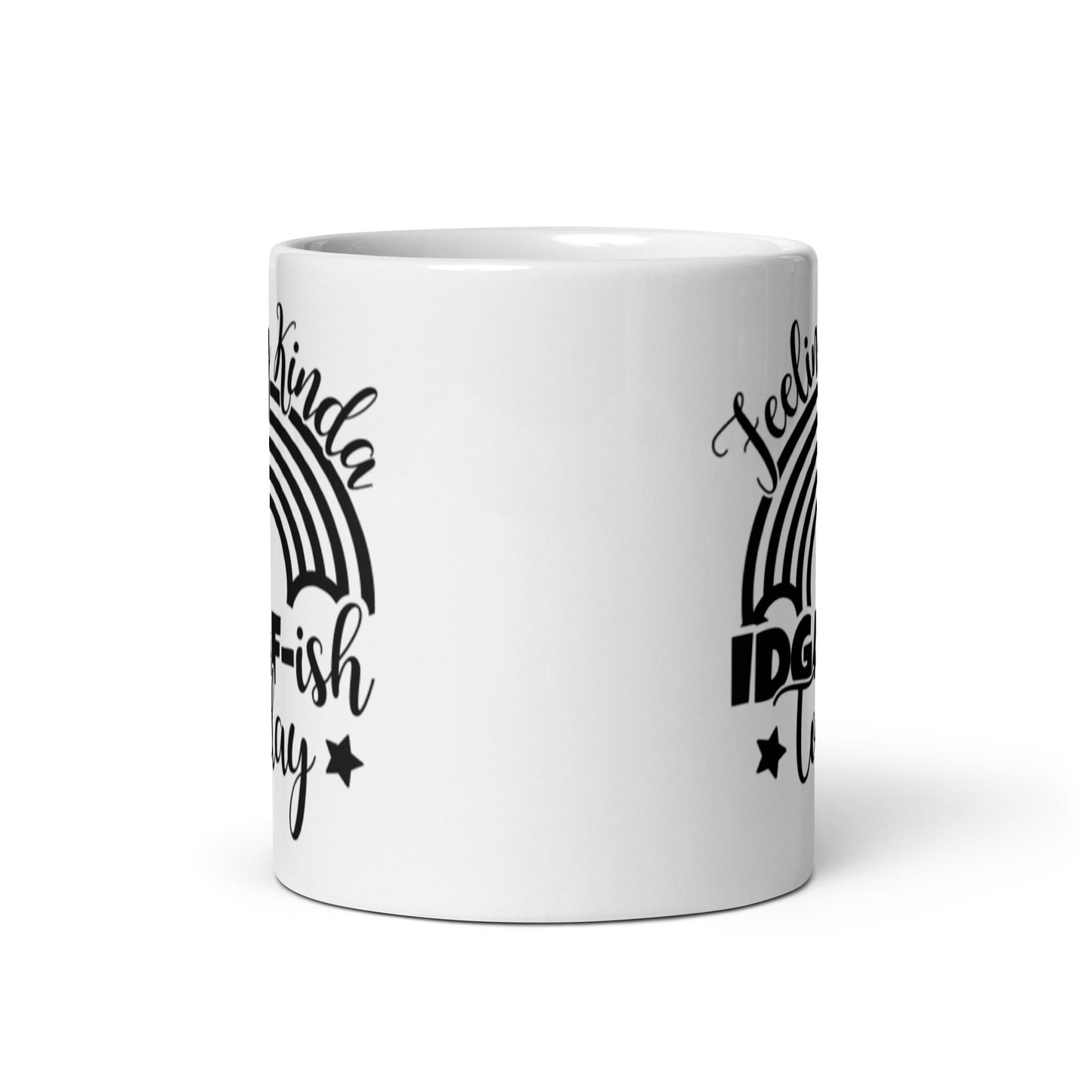Feeling Kinda White glossy mug