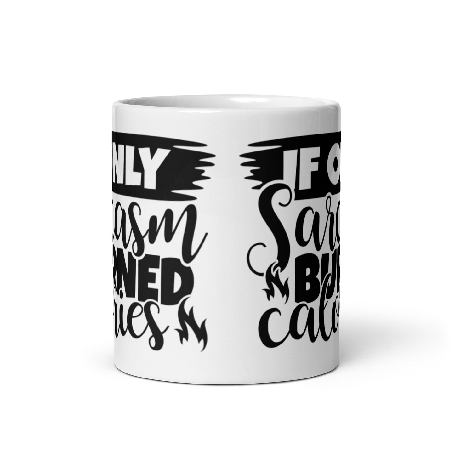 If Only White glossy mug