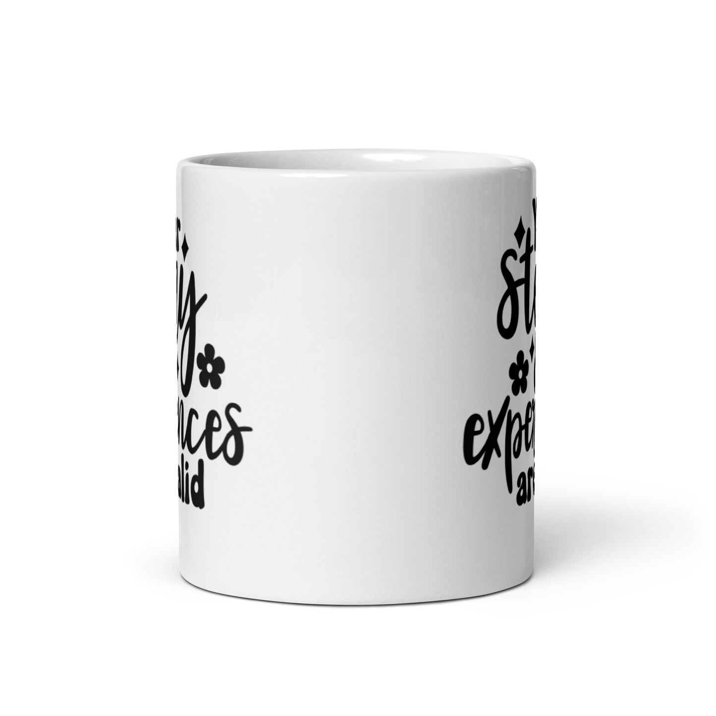Your Story White glossy mug