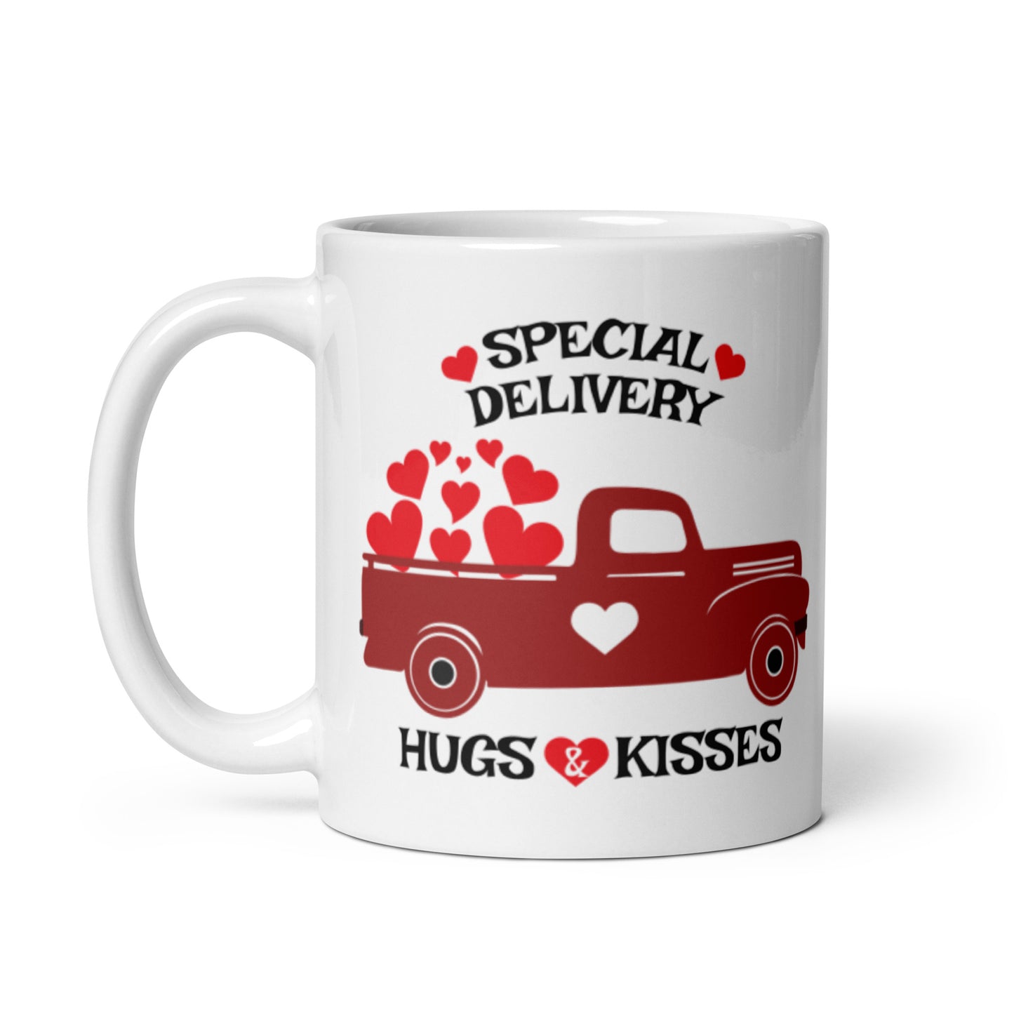 Special Delivery White glossy mug