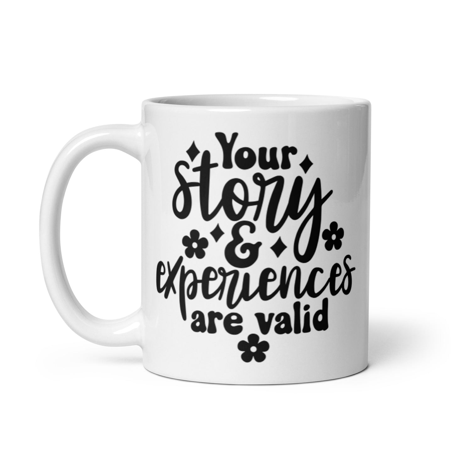 Your Story White glossy mug