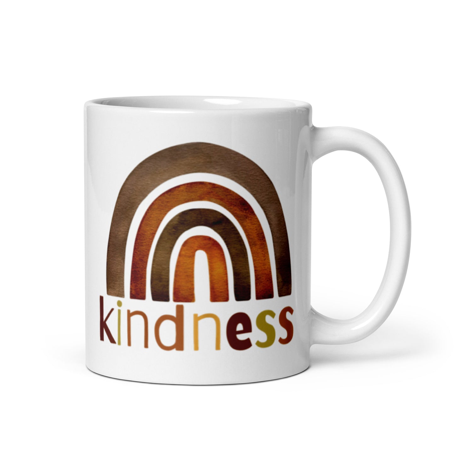 Kindness White glossy mug