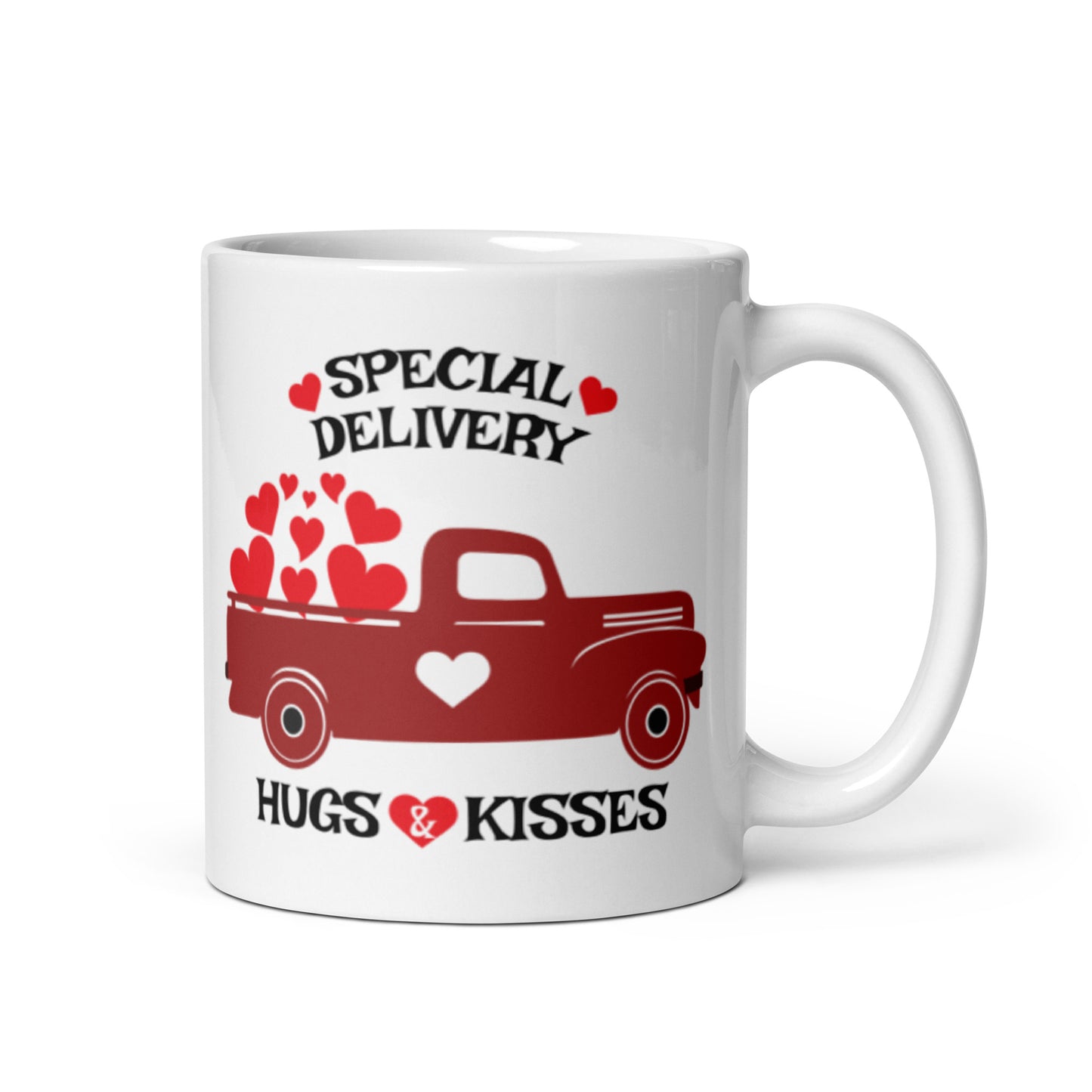 Special Delivery White glossy mug