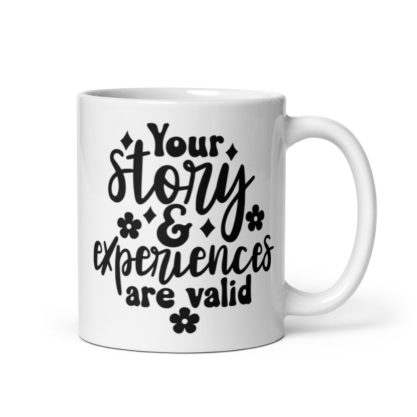 Your Story White glossy mug