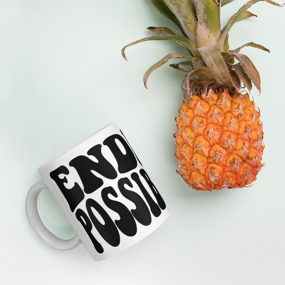 LIMITLESS POSSIBILITIES White glossy mug