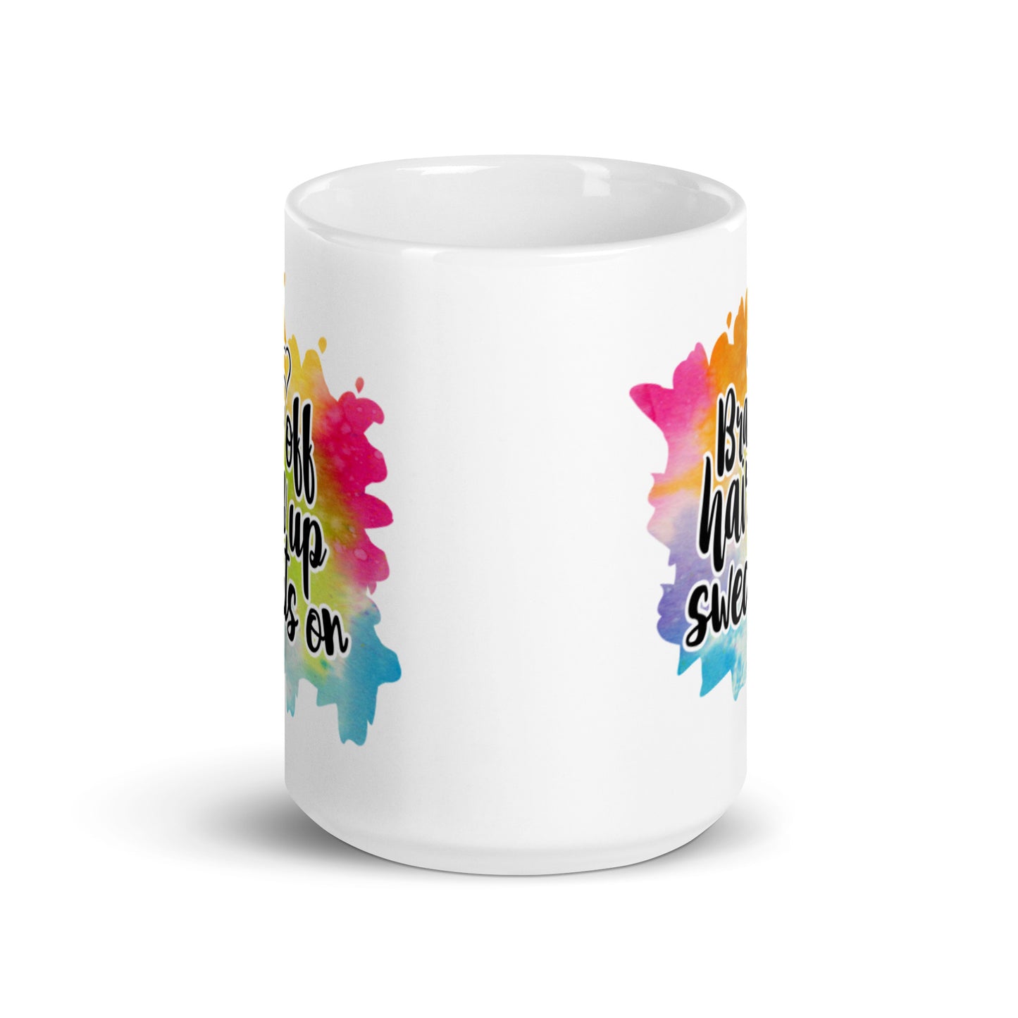 Bra Off White glossy mug