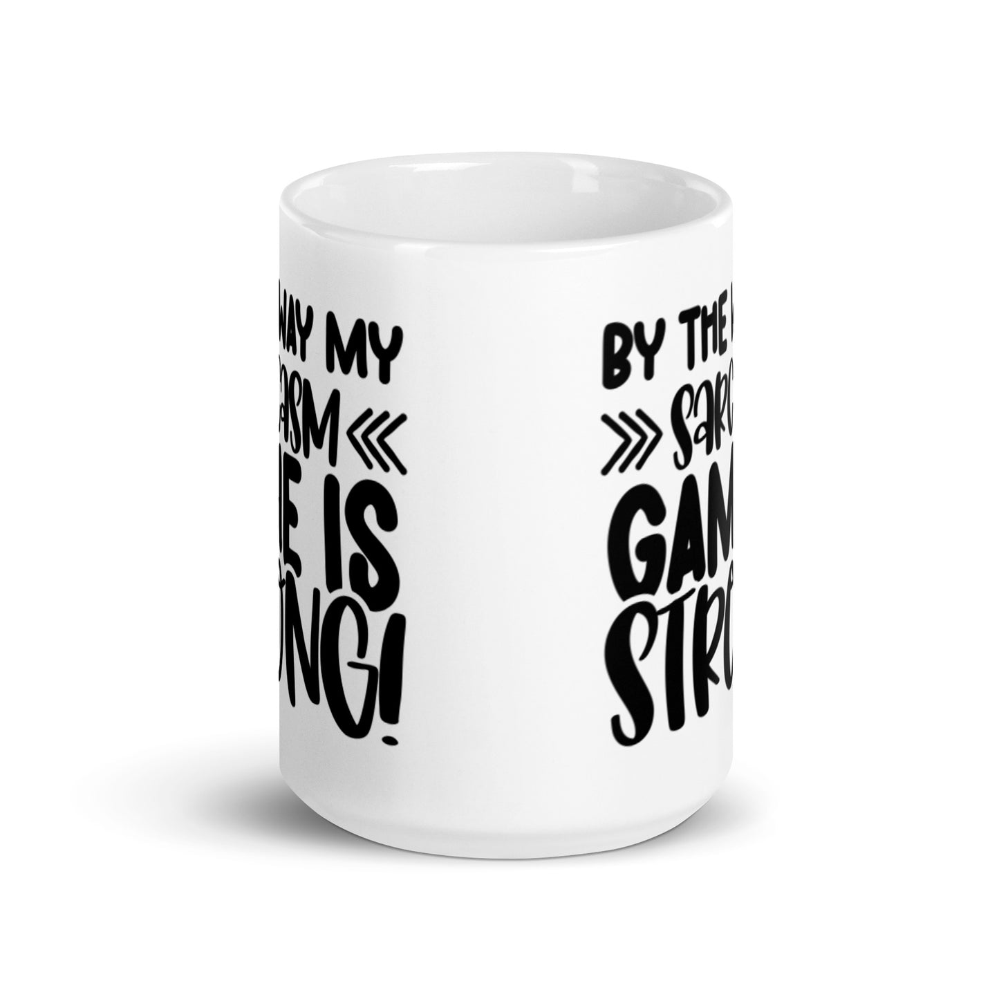 By The Way White glossy mug