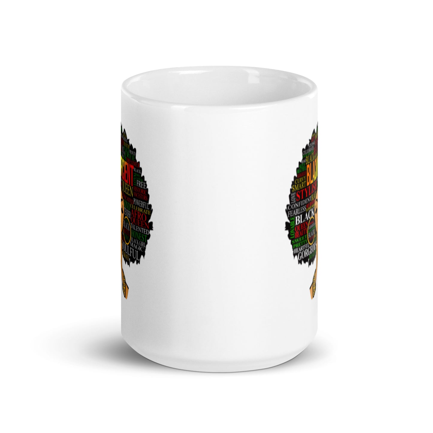 Blacknificient White glossy mug