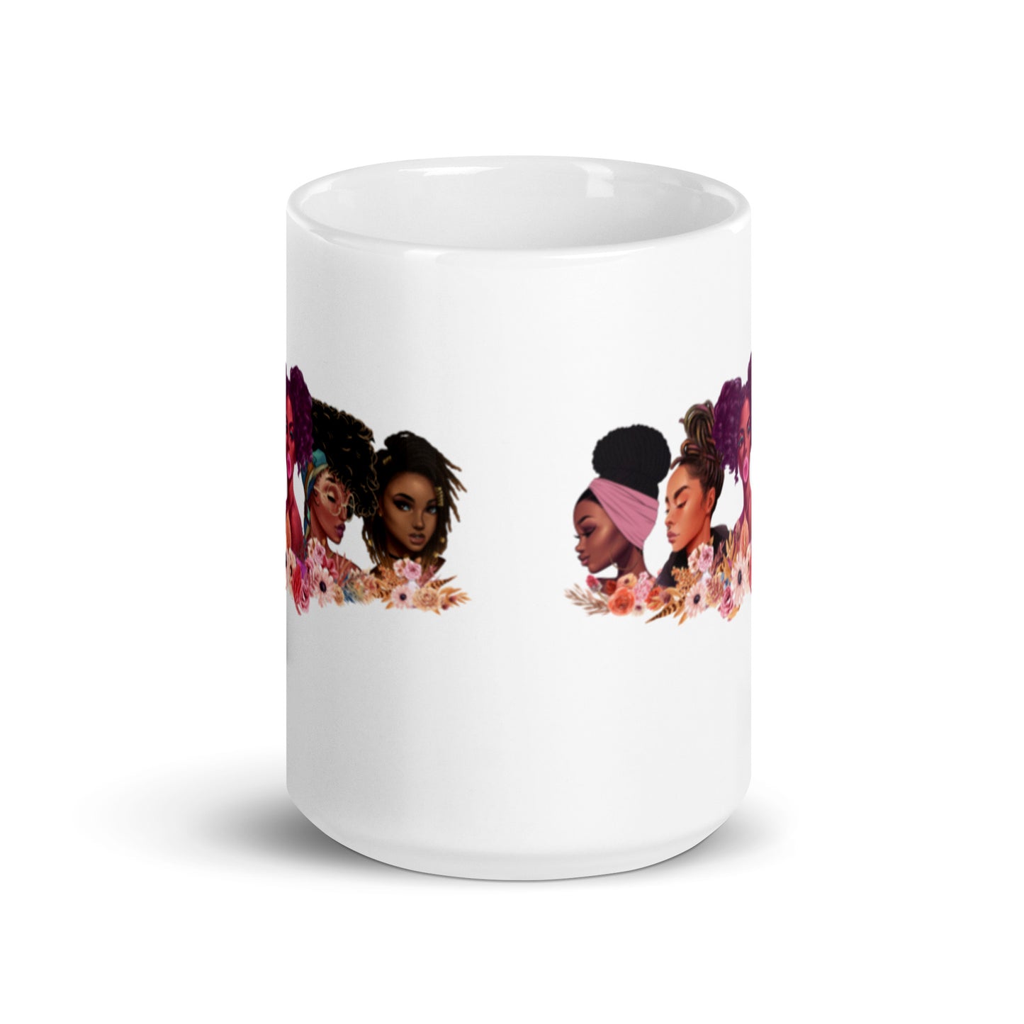 Girlfriends White glossy mug