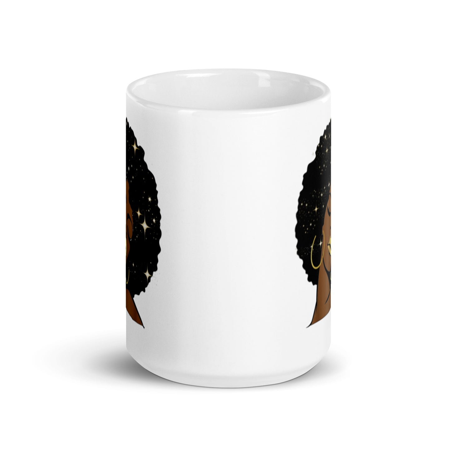 Woman White glossy mug
