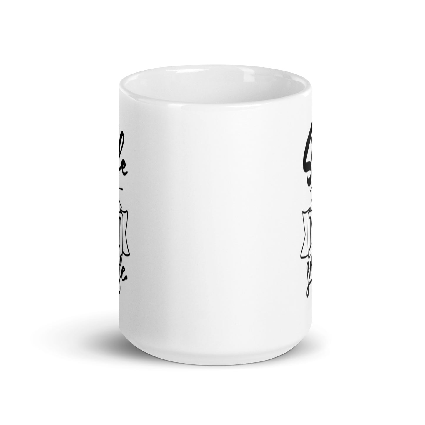 Singe & Not Available White glossy mug