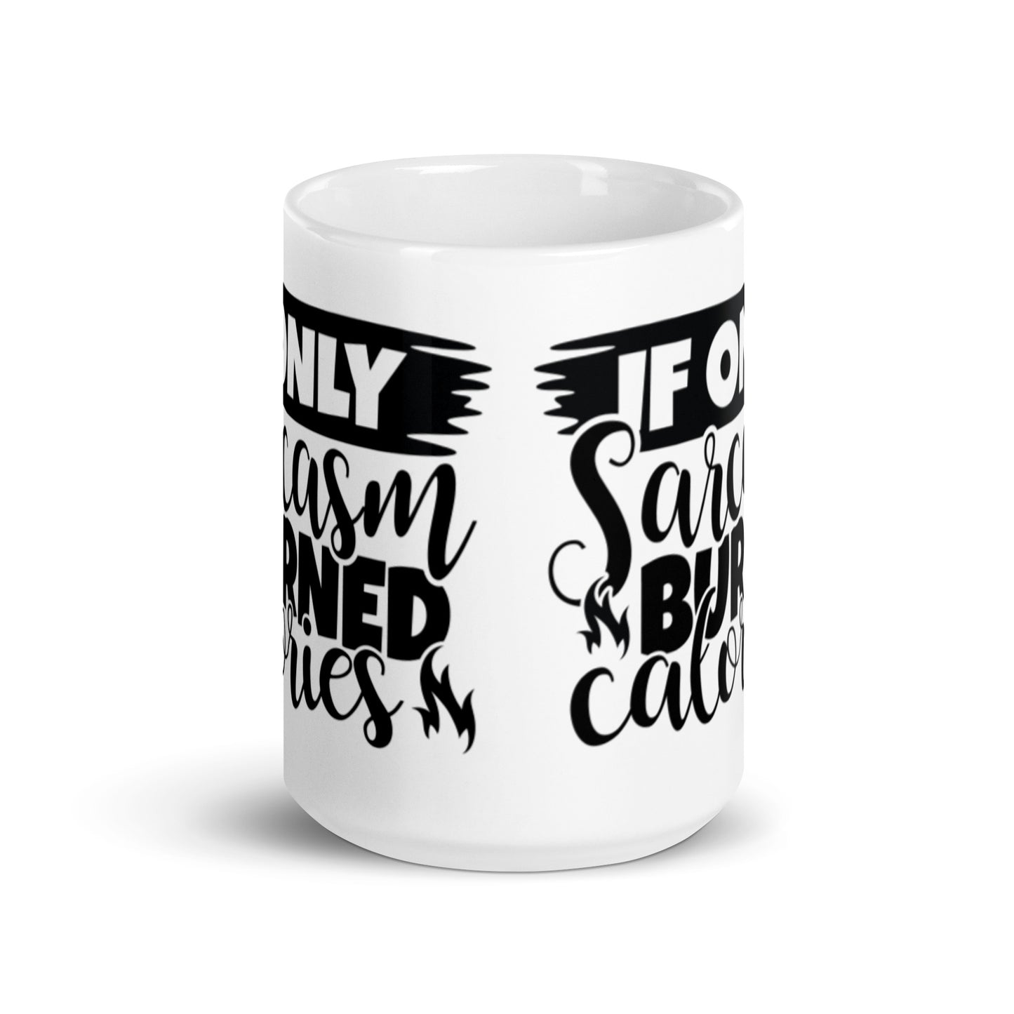 If Only White glossy mug