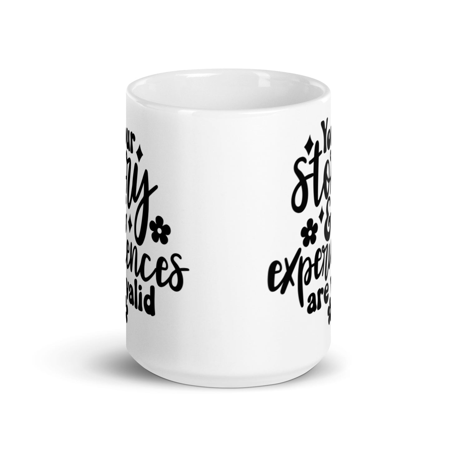 Your Story White glossy mug