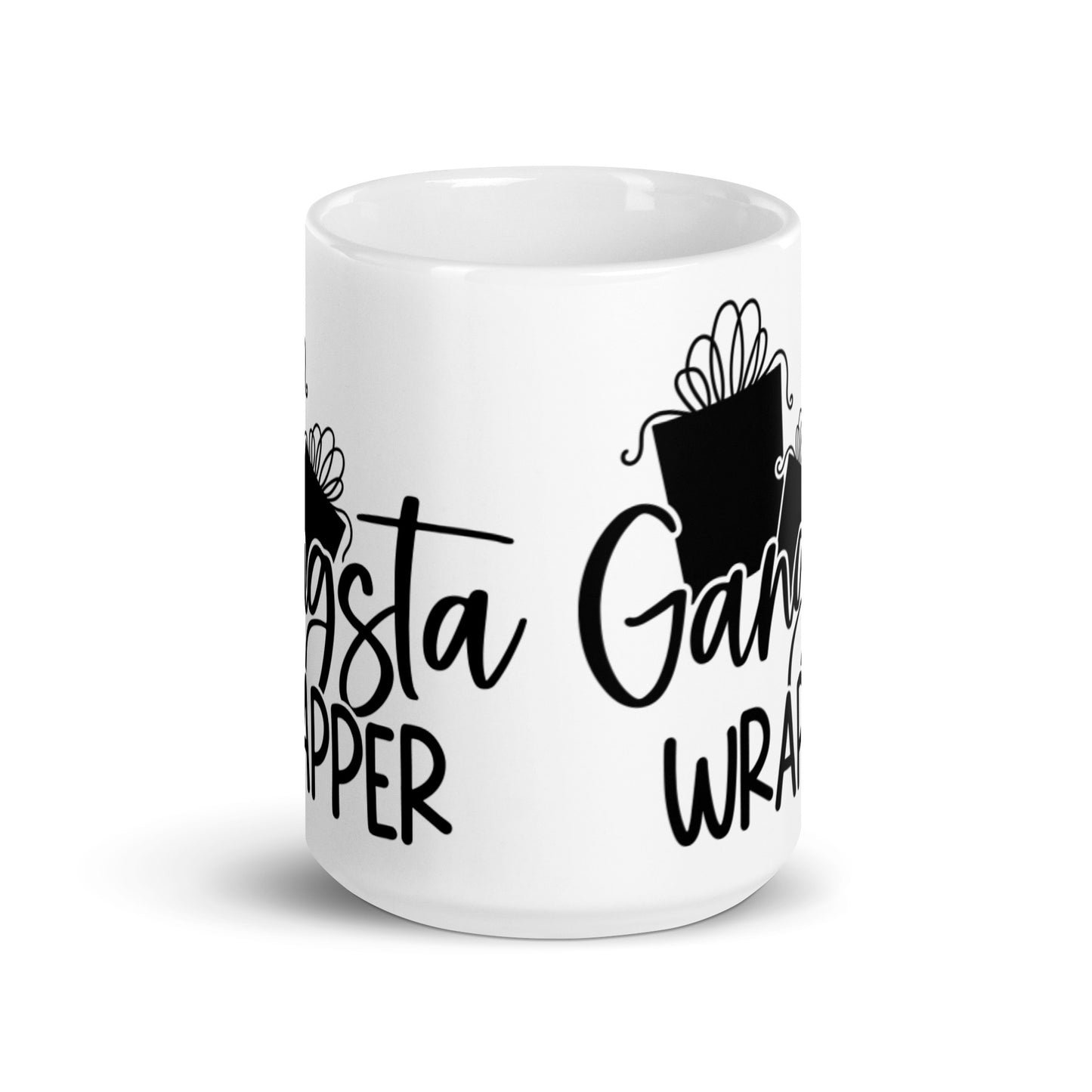 GANGSTA WRAPPER White glossy mug