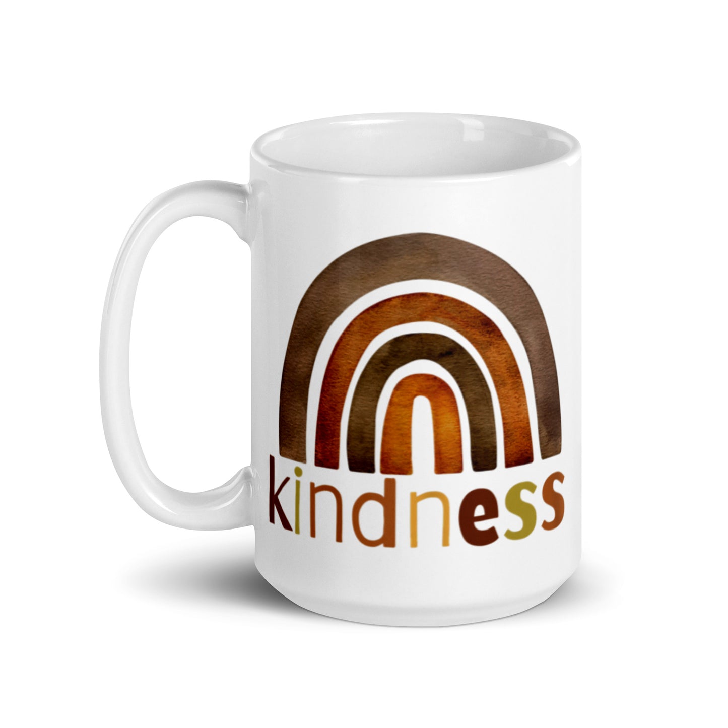 Kindness White glossy mug