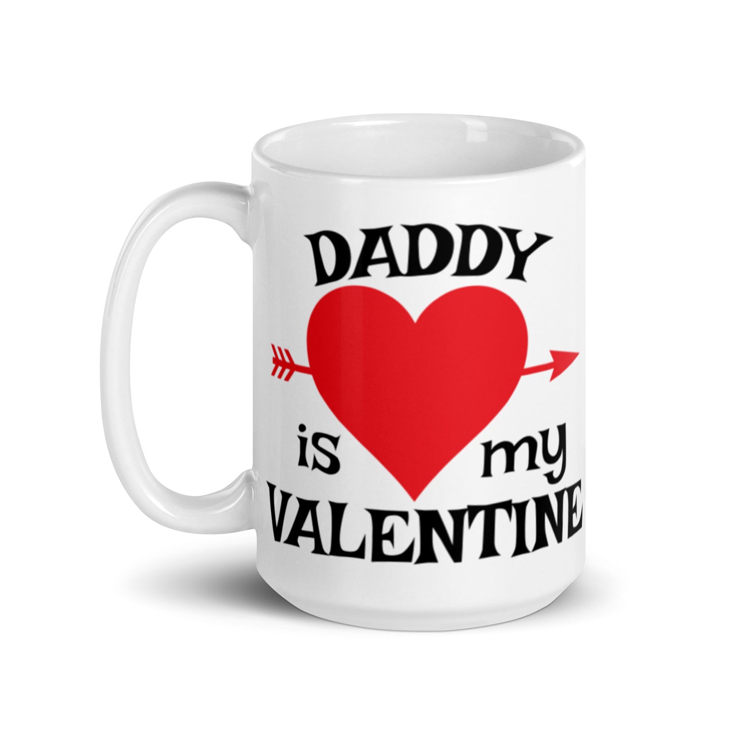 White glossy mug