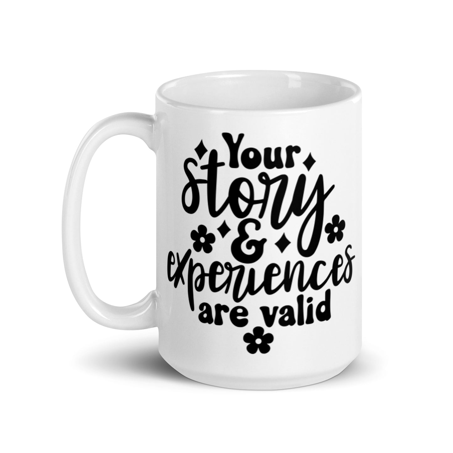 Your Story White glossy mug