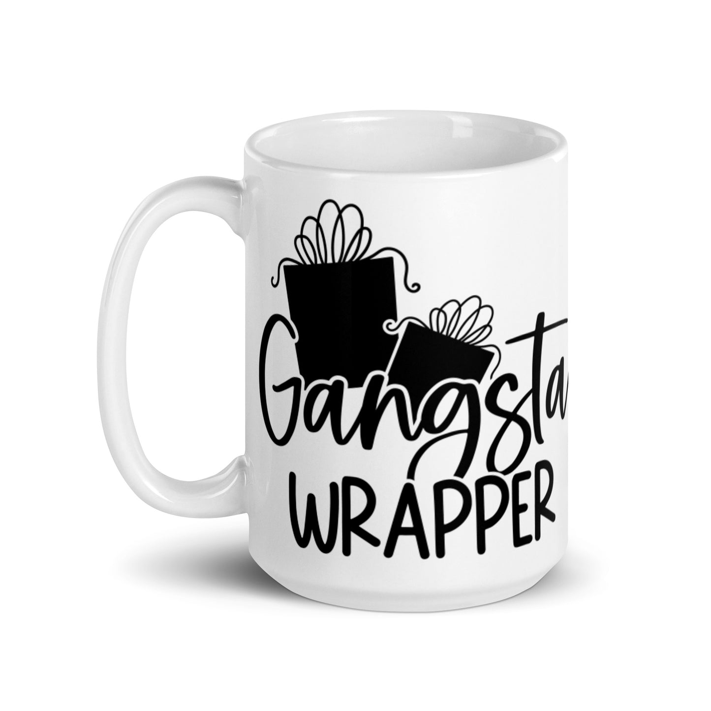 GANGSTA WRAPPER White glossy mug