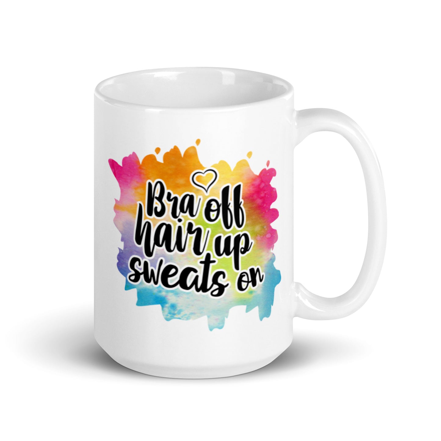 Bra Off White glossy mug