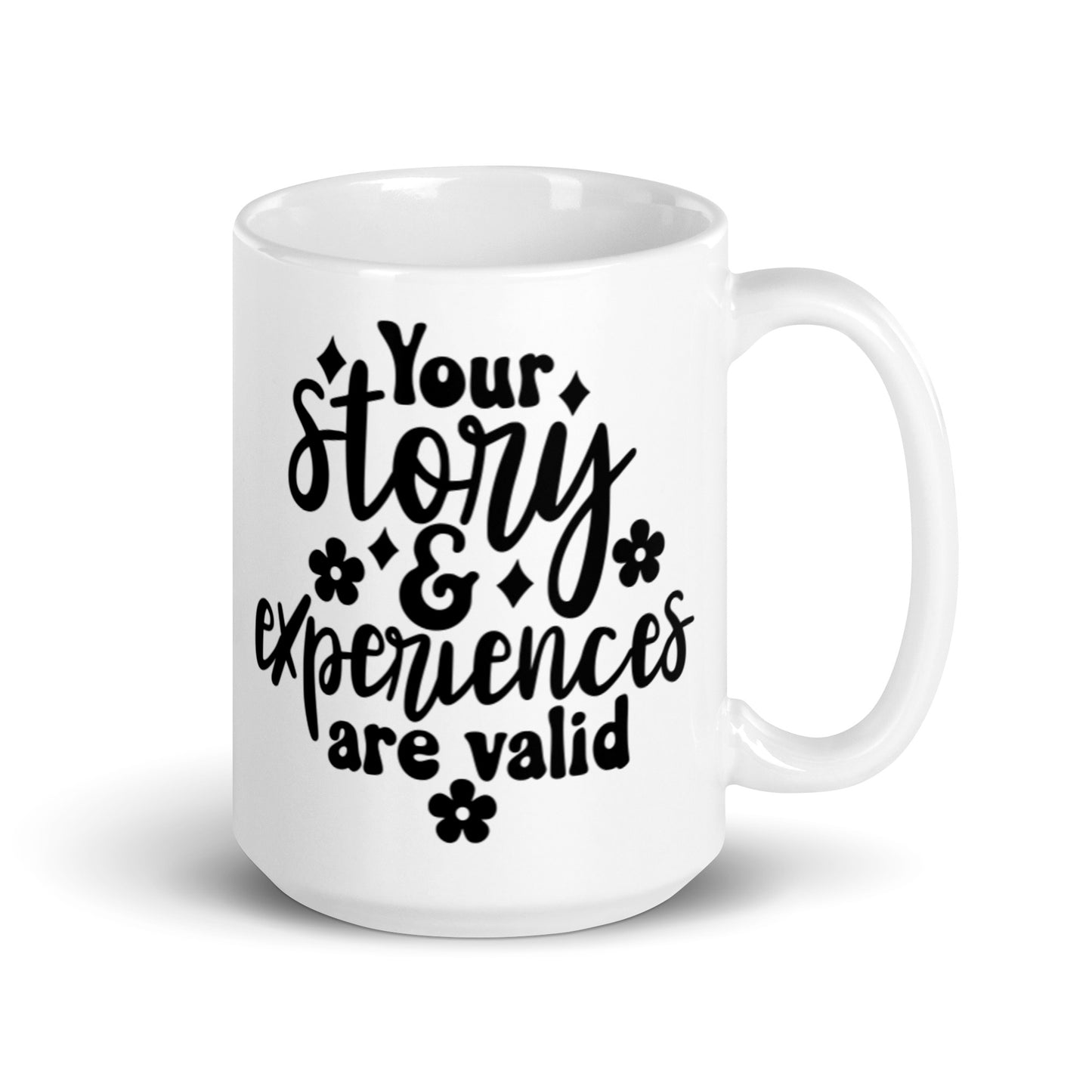 Your Story White glossy mug