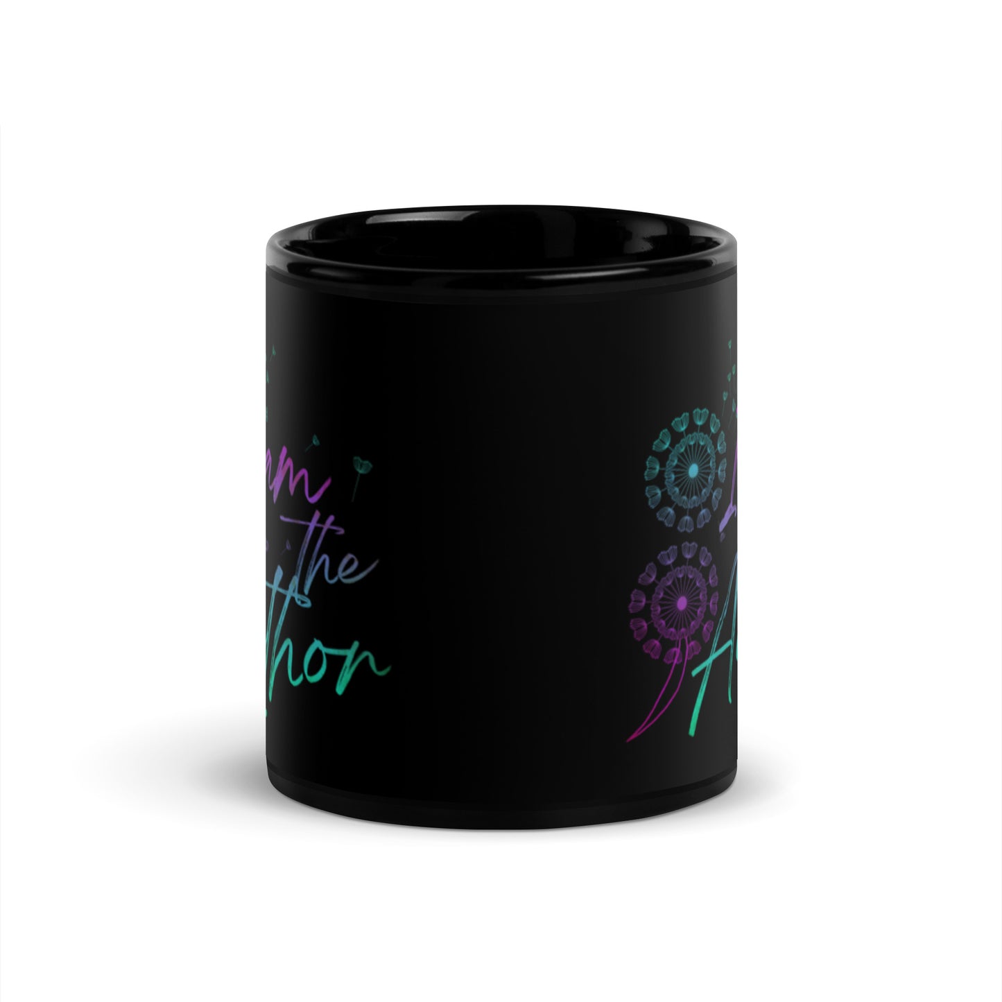 I Am The Author Black Glossy Mug