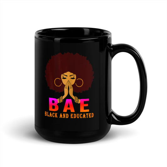 Black and Educated (B.A.E)  Glossy Mug