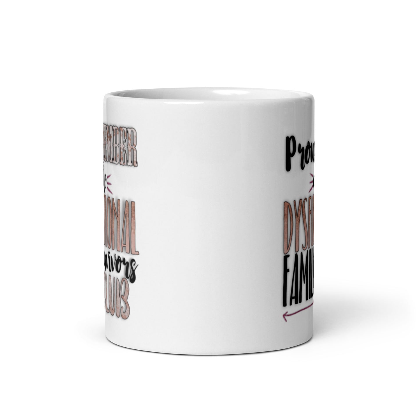 Proud Member White glossy mug