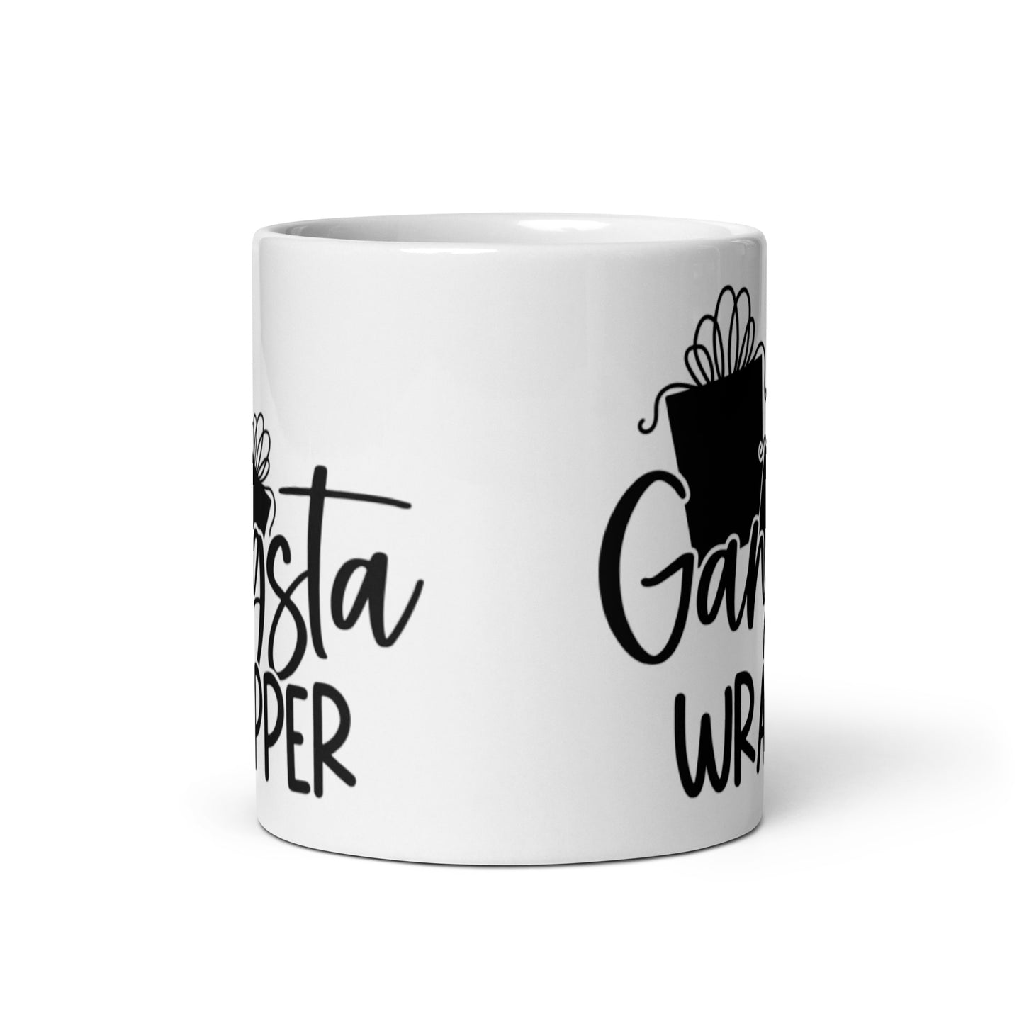 GANGSTA WRAPPER White glossy mug