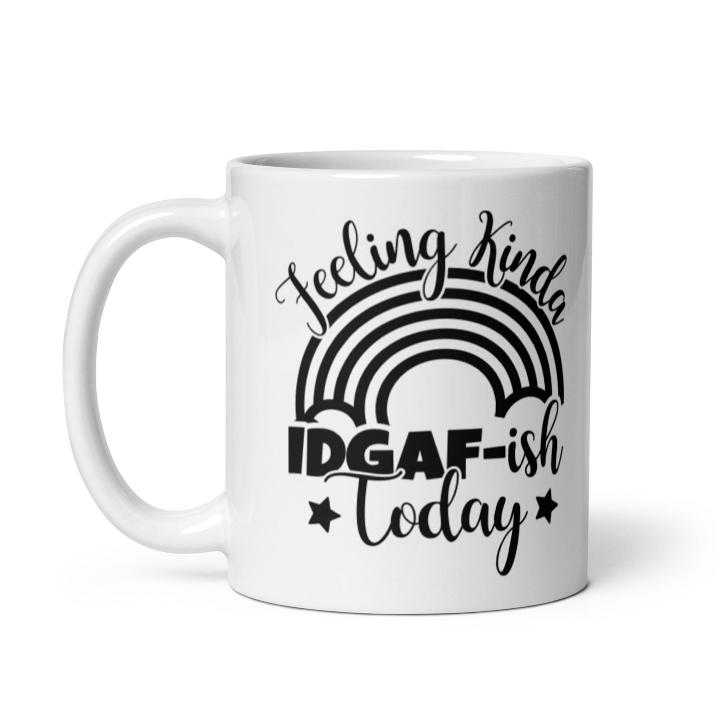 Feeling Kinda White glossy mug