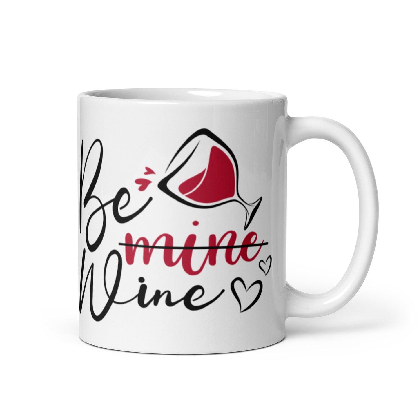 Be Wine White glossy mug