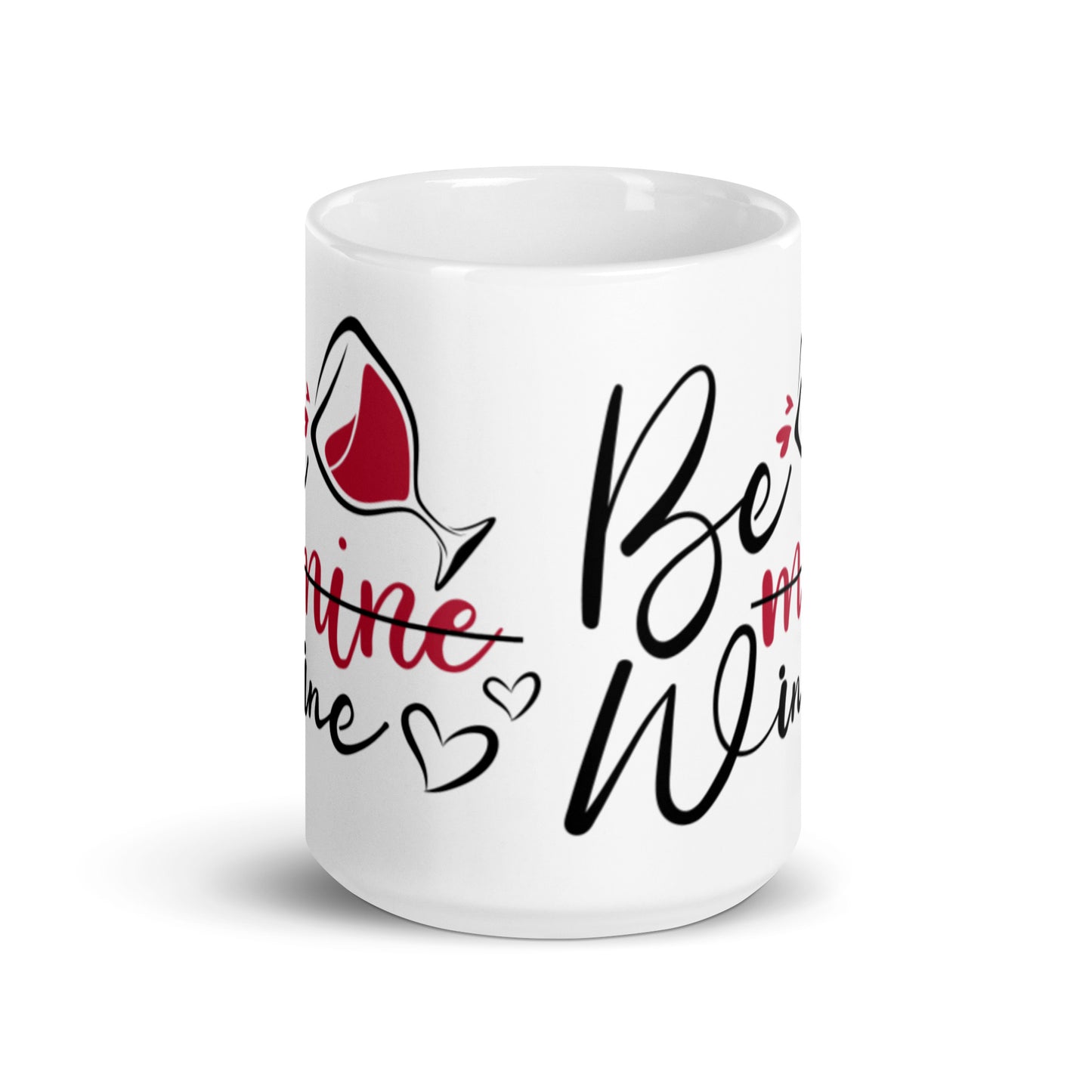 Be Wine White glossy mug