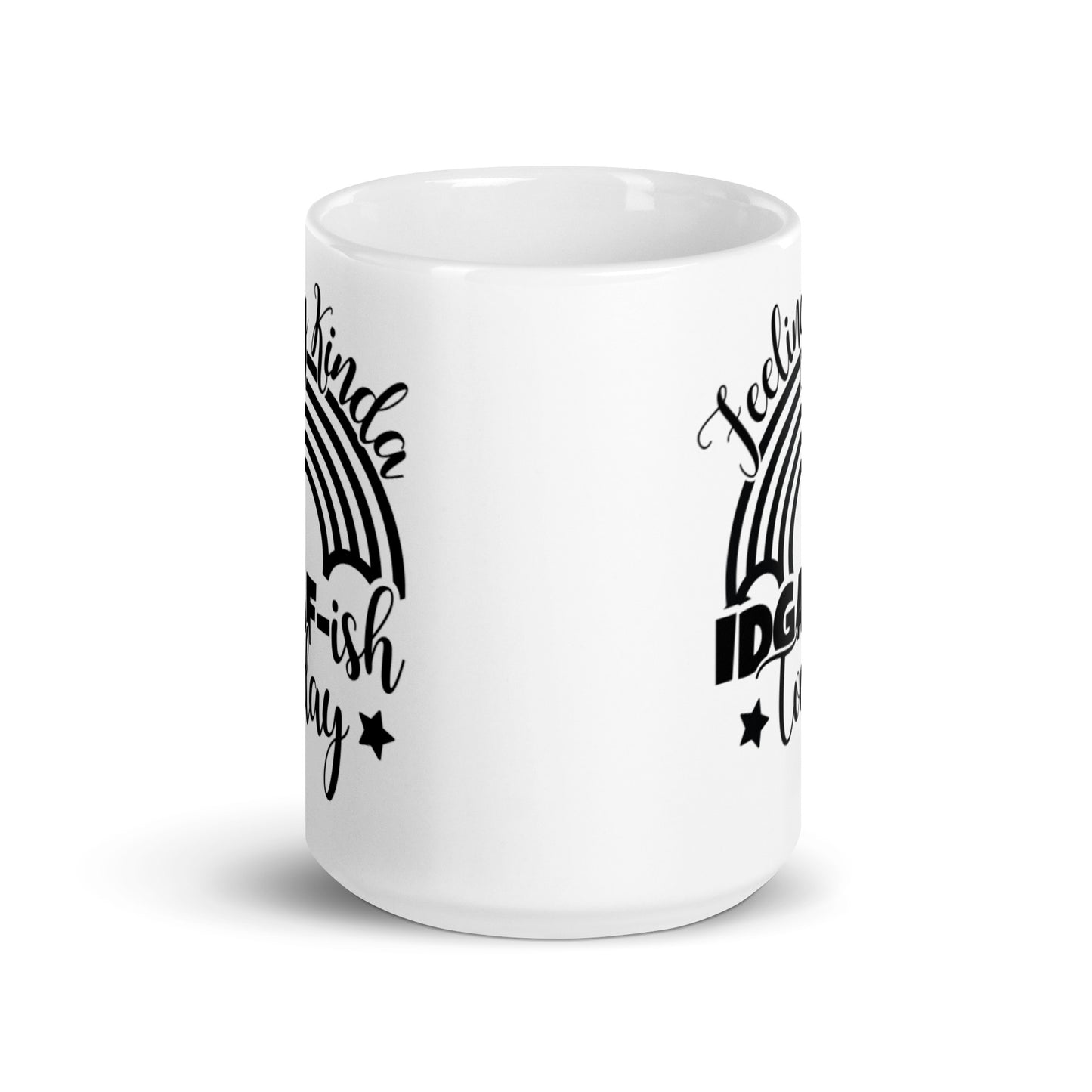 Feeling Kinda White glossy mug