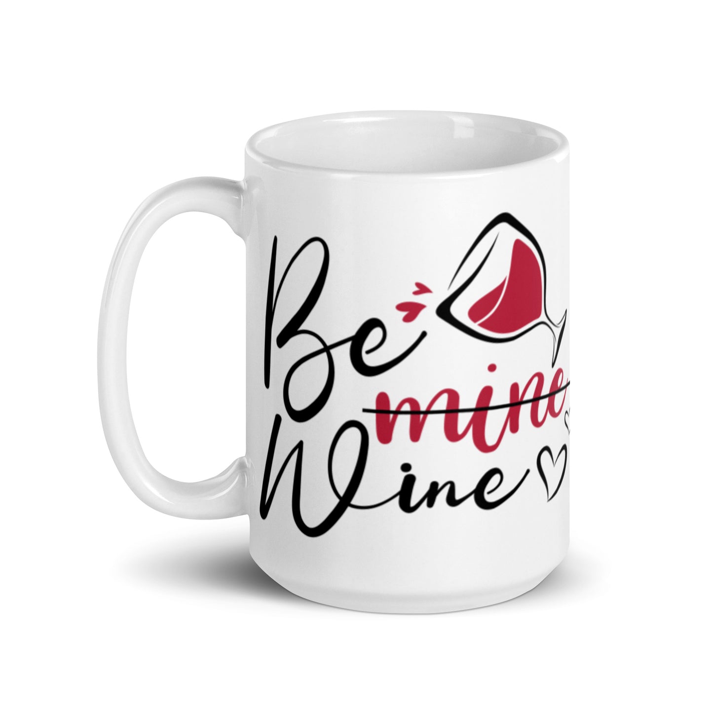 Be Wine White glossy mug