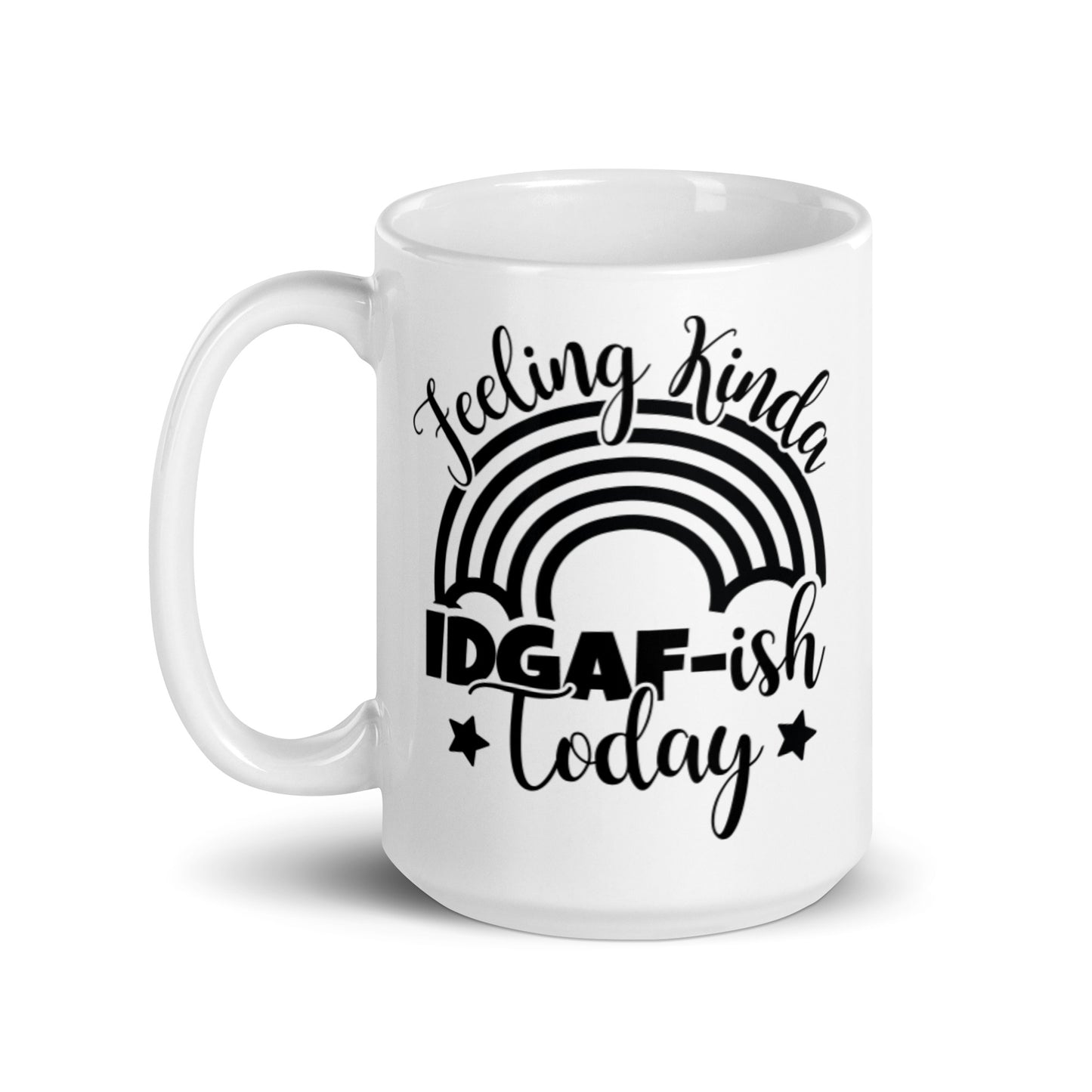 Feeling Kinda White glossy mug